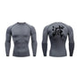 Demon Slayer Men’s Compression Tee – Quick-Dry Gym & Workout Top