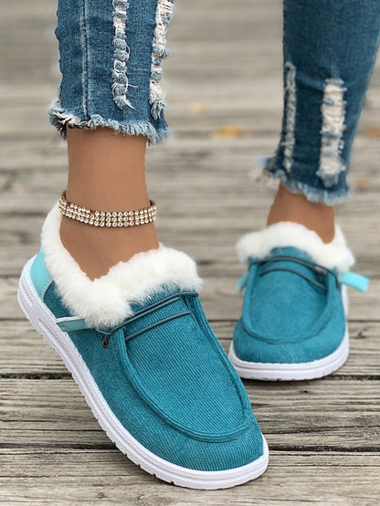 Plush Fuzzy Cotton Shoes