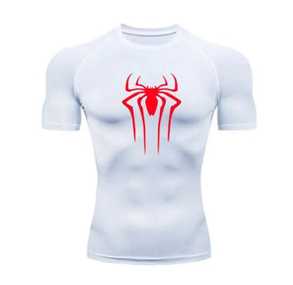 Men’s Superhero Compression Tee – Quick-Dry Gym & Running Top