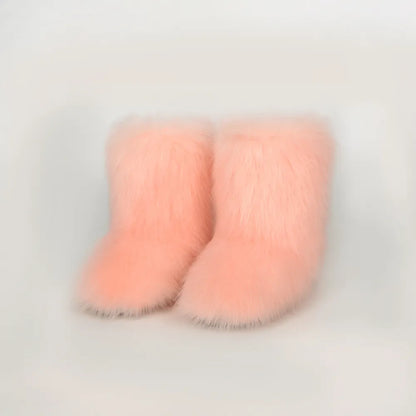 Thermal Fuzzy Platform Boots