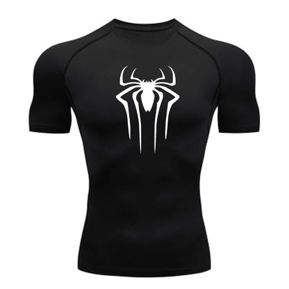 Men’s Superhero Compression Tee – Quick-Dry Gym & Running Top
