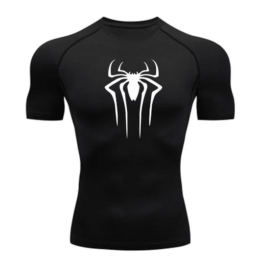 Men’s Superhero Compression Tee – Quick-Dry Gym & Running Top