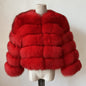 Faux Raccoon Fur Coat Women Jacket Luxury Coat Women Winter Fluffy Jacket Thick Warm Furry Fur Outwear Faux Fur Coat
