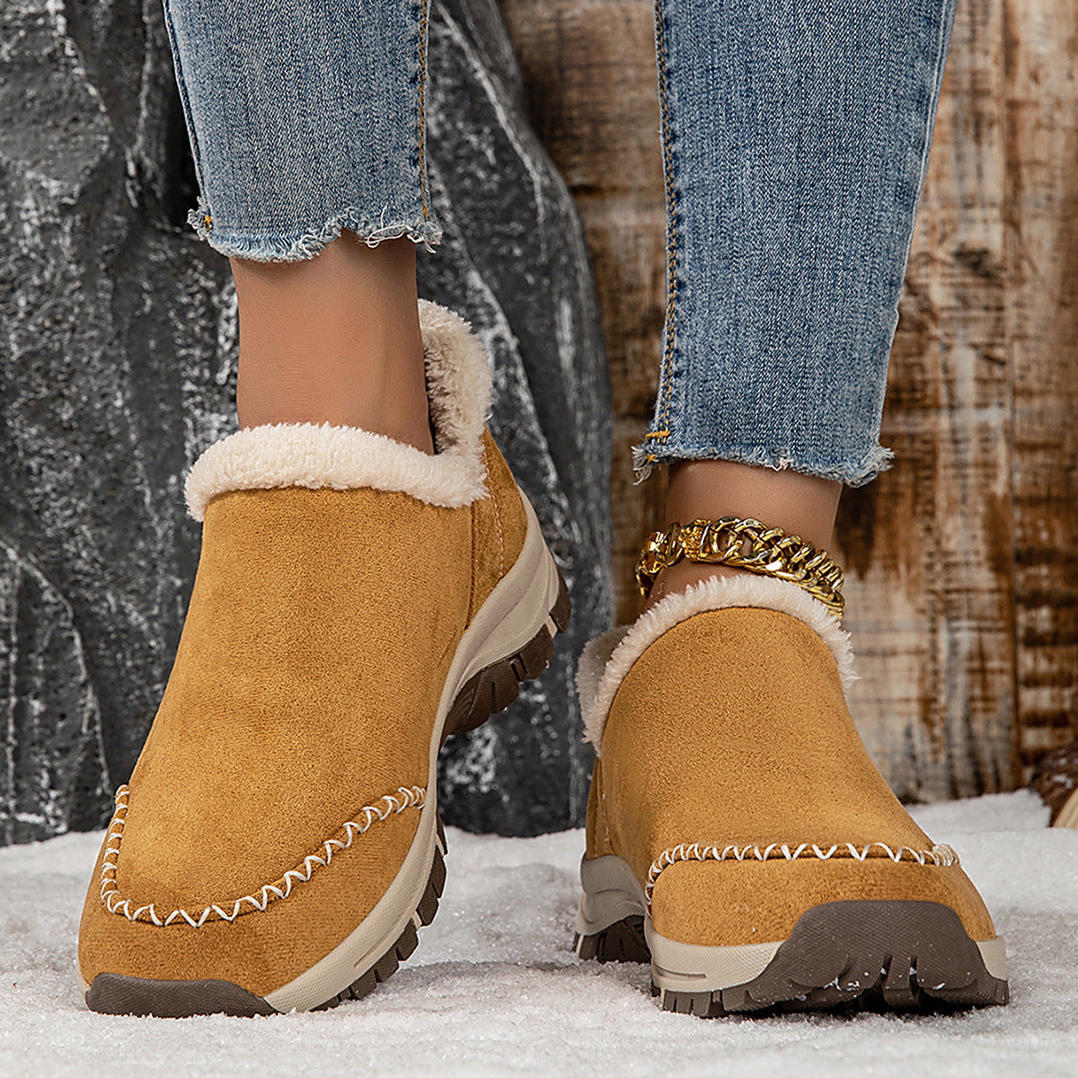 Low-Cut Outdoor Snow Boots