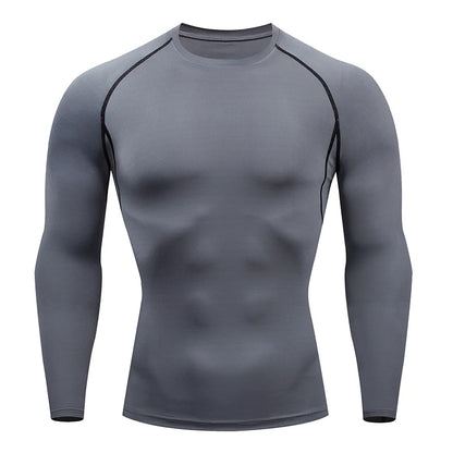 Men’s Quick-Dry Compression Long Sleeve – Gym, Running & Training Top