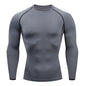 Men’s Quick-Dry Compression Long Sleeve – Gym, Running & Training Top