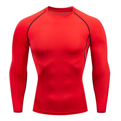 Men’s Quick-Dry Compression Long Sleeve – Gym, Running & Training Top