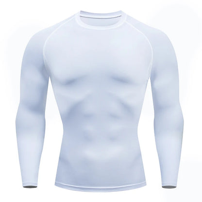 Men’s Quick-Dry Compression Long Sleeve – Gym, Running & Training Top