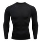 Men’s Quick-Dry Compression Long Sleeve – Gym, Running & Training Top